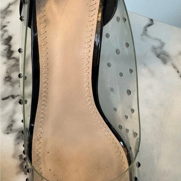 bp Black and Gray Heels with Studded Embellishments - Picture 4 of 5